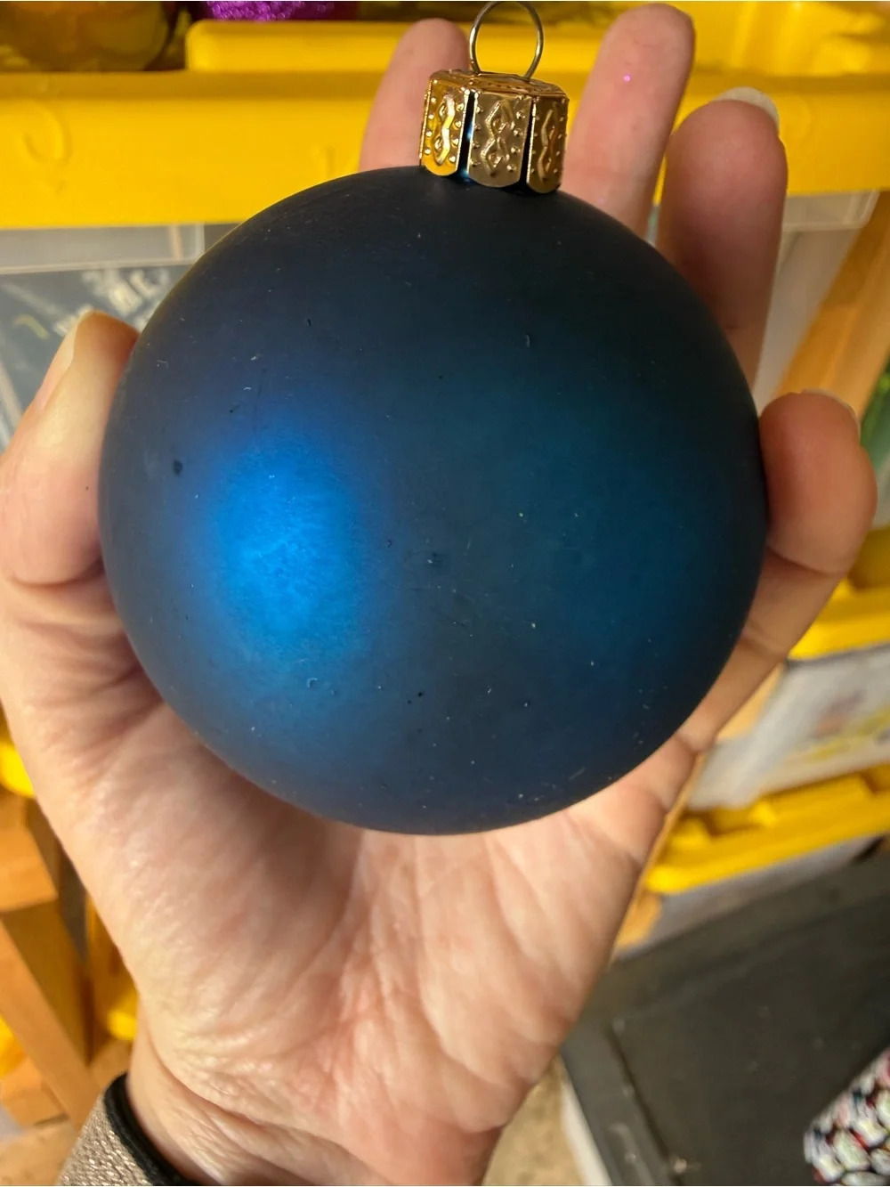 Vibrant Glitter & Shiny Holiday Ornaments - Purple, Teal, Blue, Gold